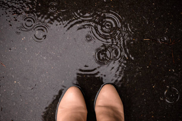 雨　革靴